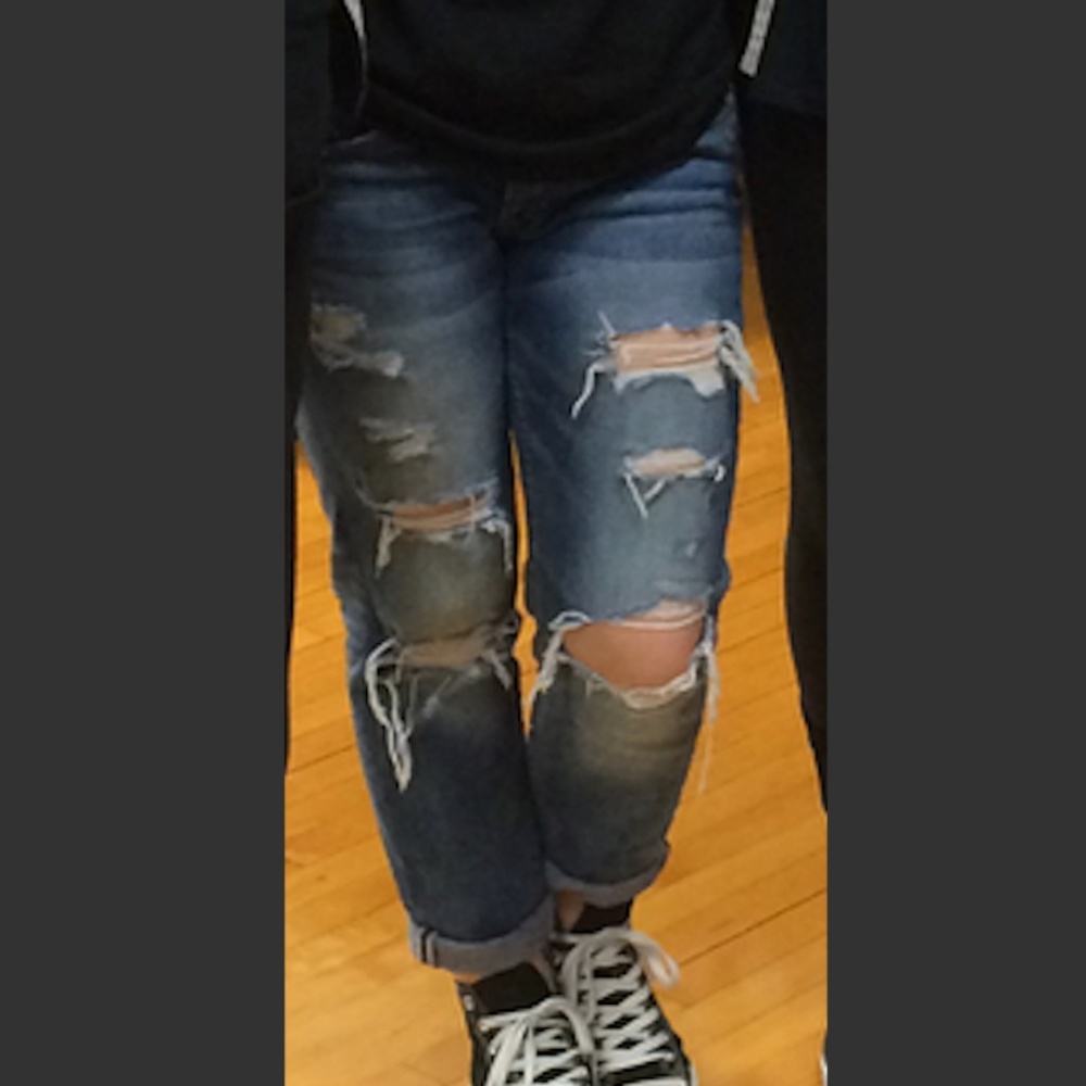 American eagle Tom girl jeans